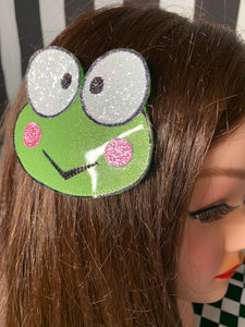 Hair clip Keroppi fan art