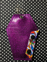 Load image into Gallery viewer, Burton fan art mini coffin purse