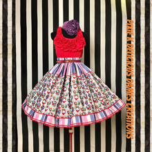 Load image into Gallery viewer, Sally cupcakes and coffee skirt