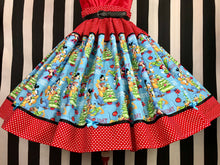 Load image into Gallery viewer, Christmas Mickey &amp; the gang polka dot skirt