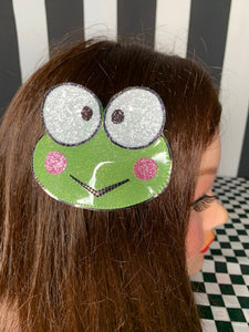 Hair clip Keroppi fan art