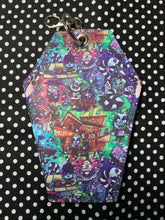 Load image into Gallery viewer, Comic beetle juice fan art mini coffin purse