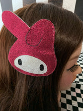 Load image into Gallery viewer, Hair clip My Melody fan art