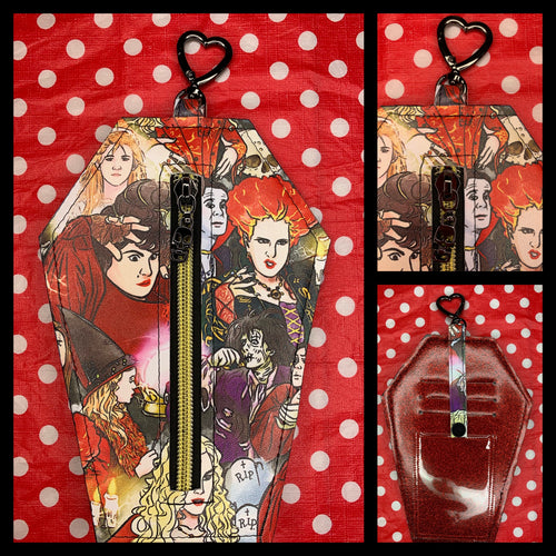 The Sanderson sisters fan art coffin card ID purse