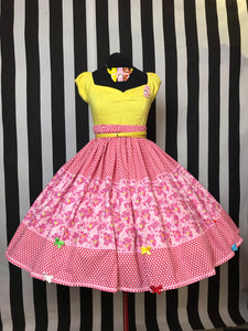 cheer bear one of a kind skirt