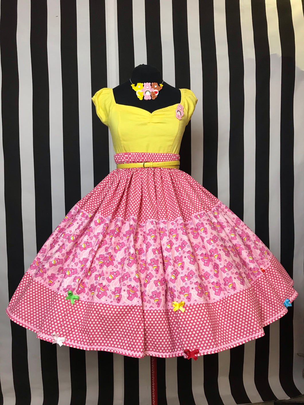 cheer bear one of a kind skirt