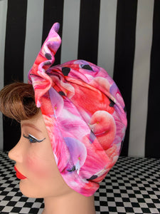 Fabulous flamingos head wrap