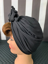 Load image into Gallery viewer, Black head wrap