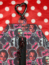 Load image into Gallery viewer, Cute horror fan art coffin card ID purse